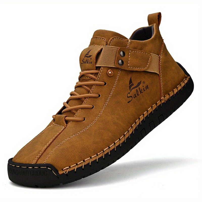 Amélia- Bottines en cuir confortables et antidérapantes pour femmes