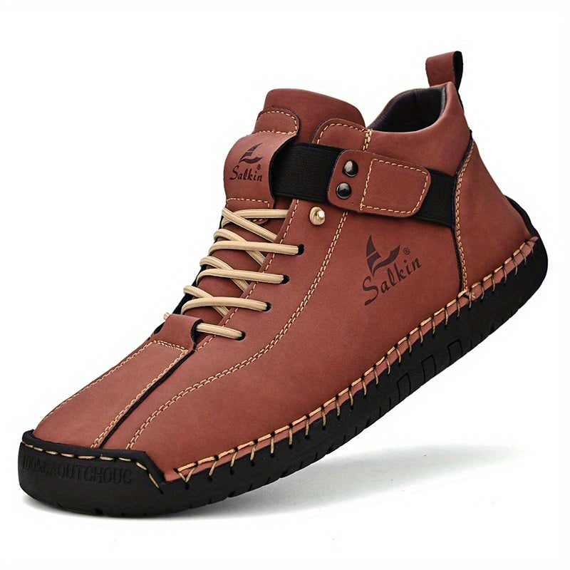 Amélia- Bottines en cuir confortables et antidérapantes pour femmes