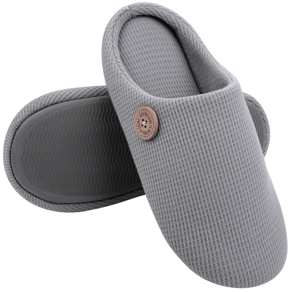 Margot- Pantoufles en coton chaud