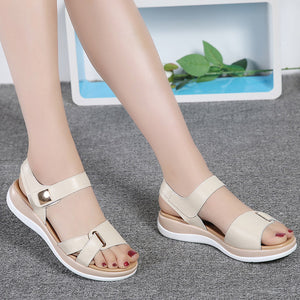 Diana- Sandales en cuir confortables et antidérapantes pour femmes