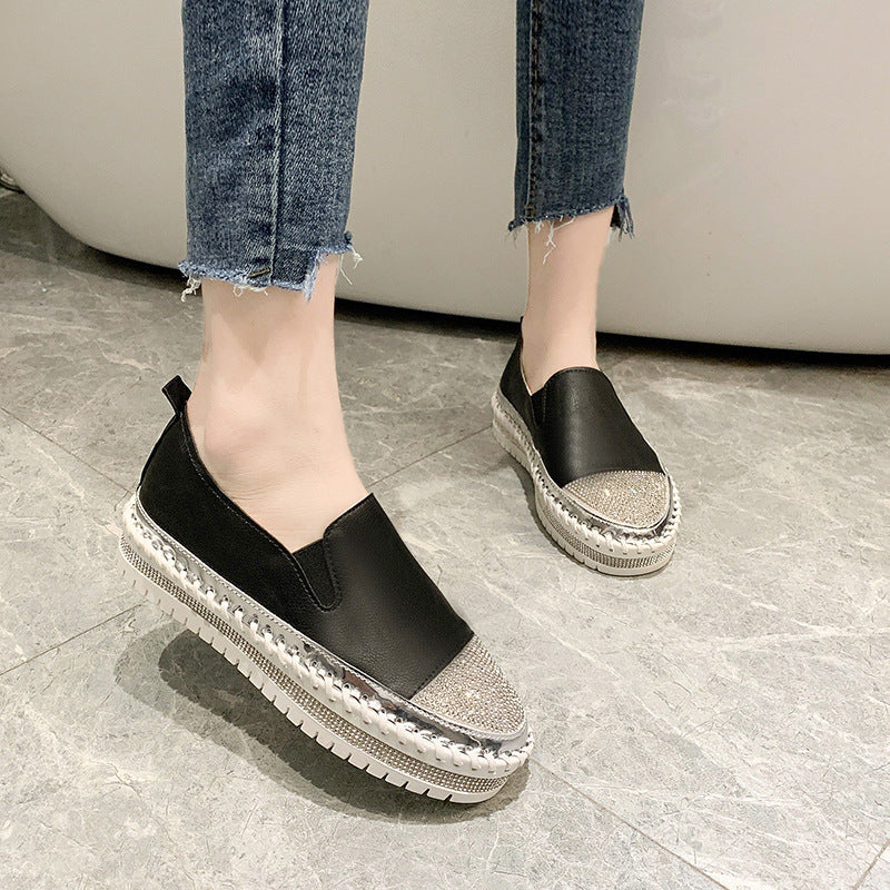 Paloma- Chaussures confortables avec Strass Bling pour Femme